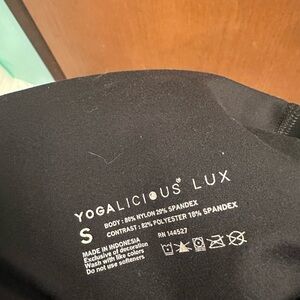 Yogalicious Lux Black Leggings AS